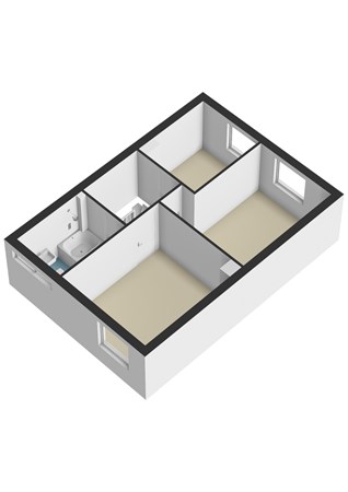 Plattegrond - Leienhoesstraat 24, 6413 CG Heerlen - Leienhoesstraat 24 Heerlen - Verdieping 3D.jpg